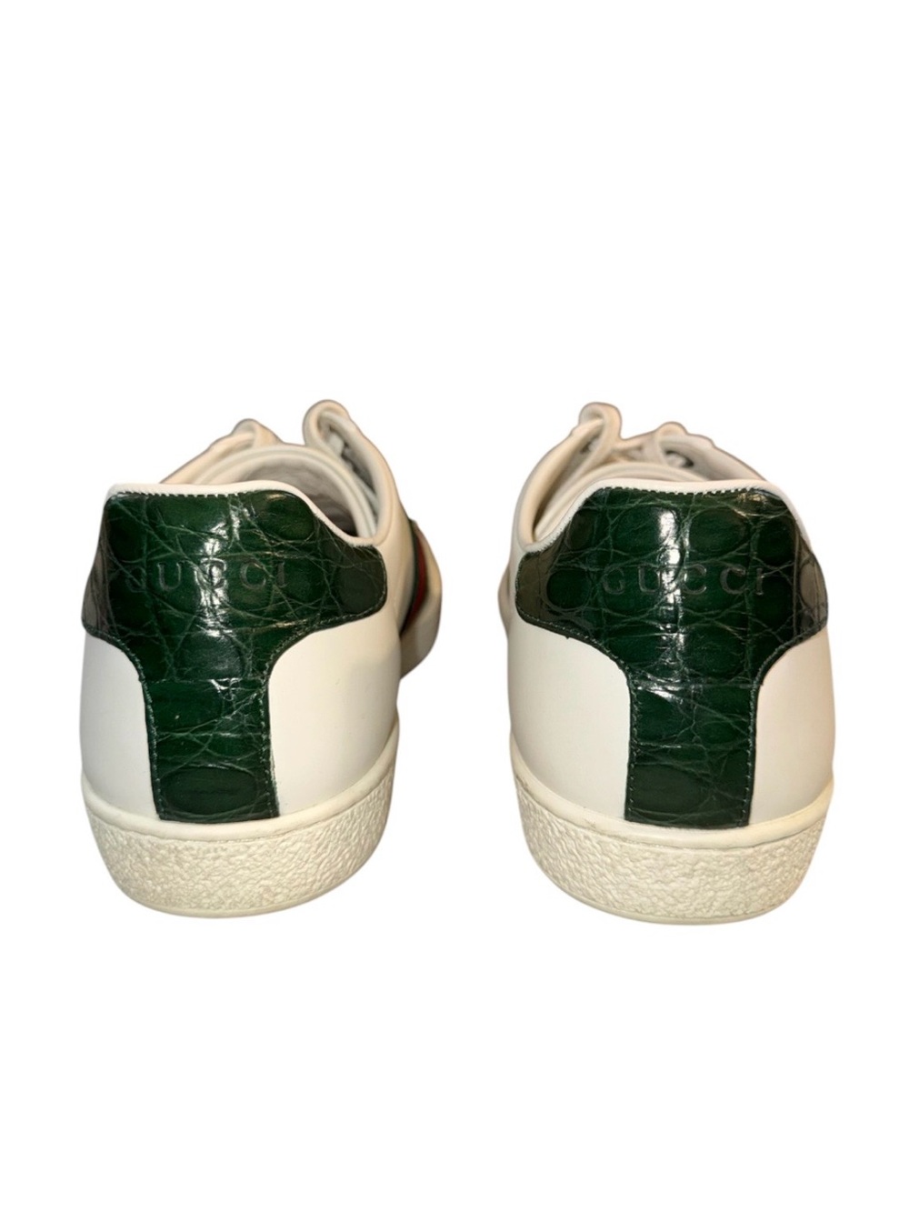 Discontinued Women’s Gucci Ace Sneakers (Style 387993) EU 38 | US 8 - Picture 3 of 9